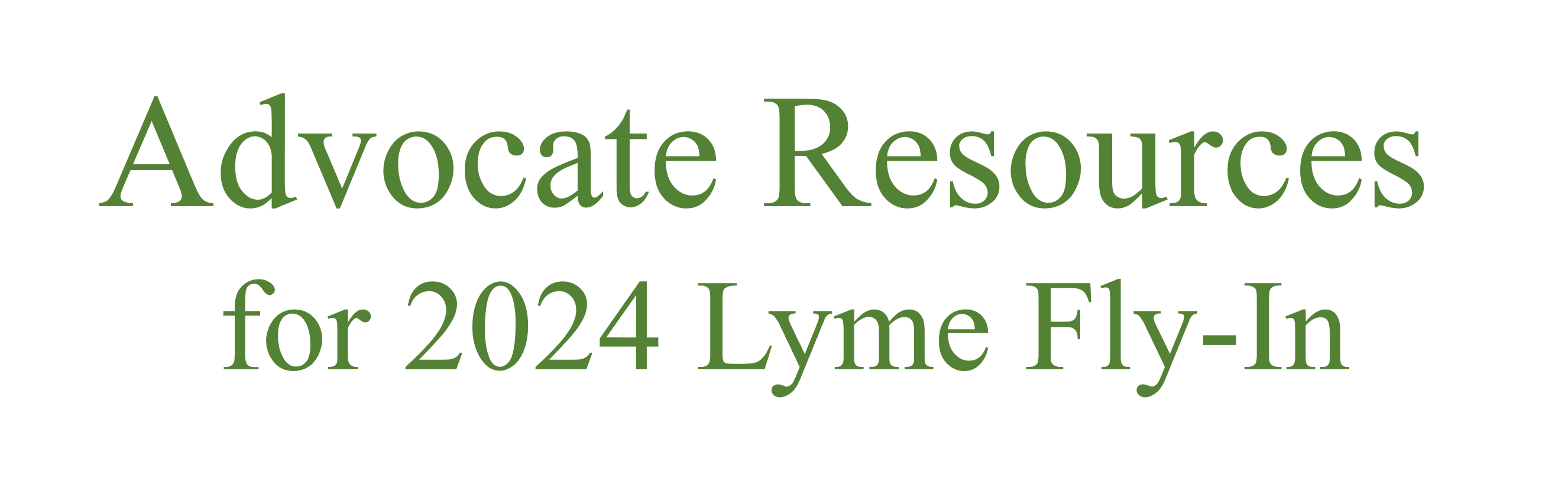 Advocate Resources 2024